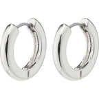 Tyra Recycled Chunky Hoop Earrings - Silver Plated