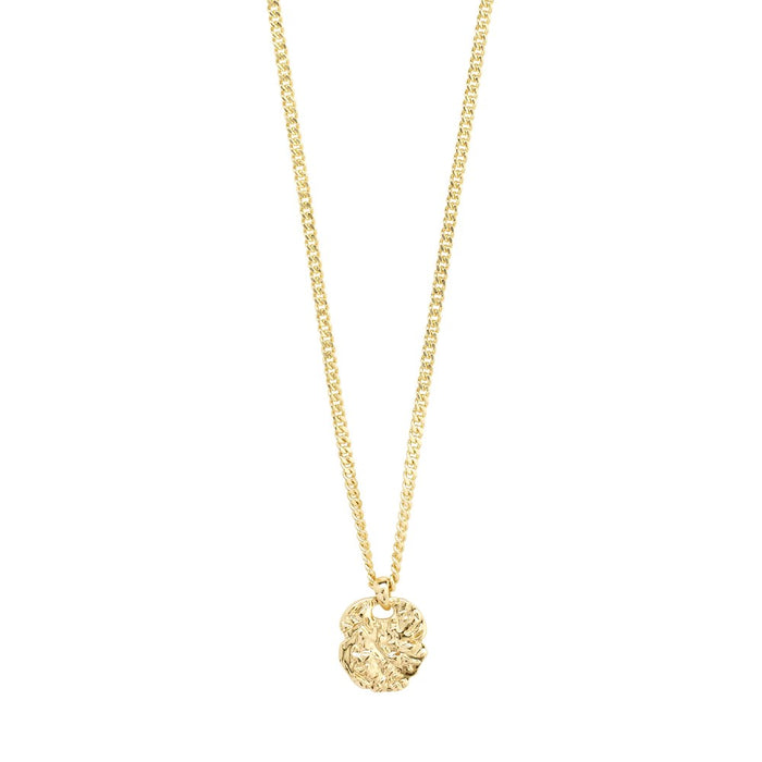 Scottie Recycled Coin Necklace - Gold Plated
