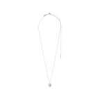 Callum Recycled Necklace - Silver Plated - Crystal