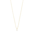 Hadley Recycled White Necklace - Gold Plated