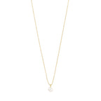 Hadley Recycled White Necklace - Gold Plated