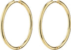 Eanna Recycled Maxi Hoops - Gold Plated