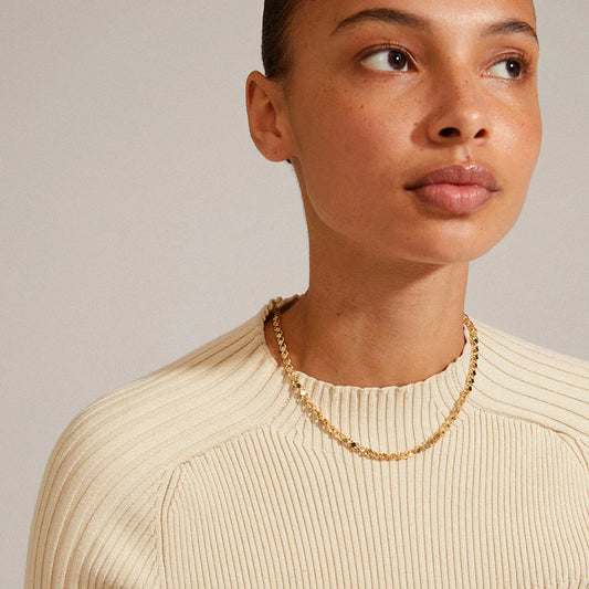 Desiree Recycled Necklace - Gold Plated