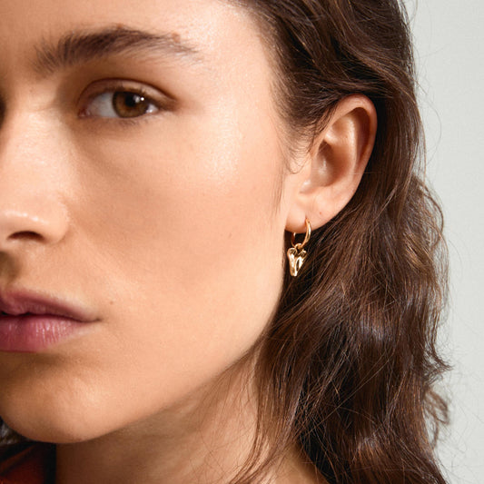 Jules Recycled Earrings - Gold Plated