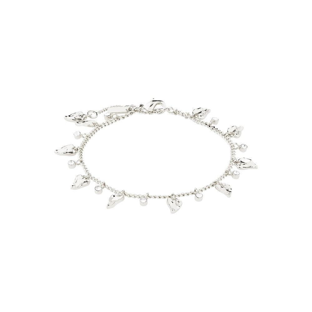 Jules Recycled Bracelet - Silver Plated - Crystal