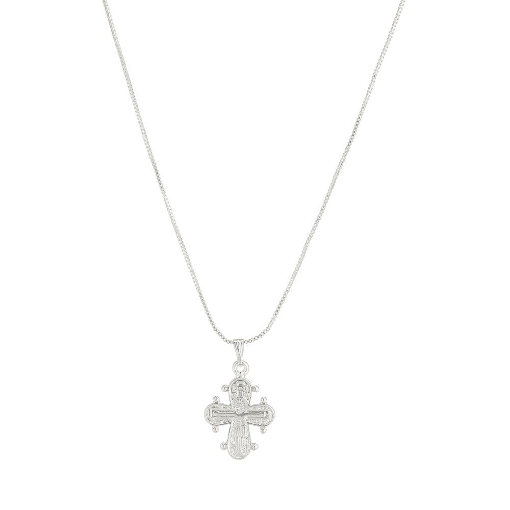 Dagmar Pendant Necklace - Silver Plated