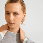 Eve Hoop Earrings 2-In-1 Set - Gold Plated