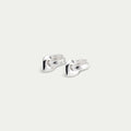 Iokaste Recycled Chunky Hoops - Silver Plated