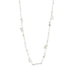 Sloan Pearl Necklace Silver-Plated