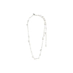 Sloan Pearl Necklace Silver-Plated