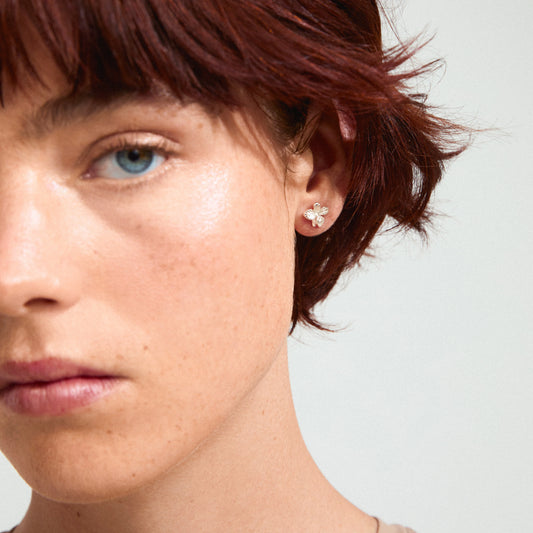 Charmaine Recycled Earrings - Silver Plated