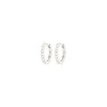 Kalia Recycled Earrings - Silver Plated - White
