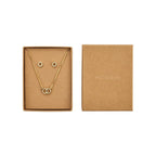Harlan Recycled Crystal Sets - Gold Plated