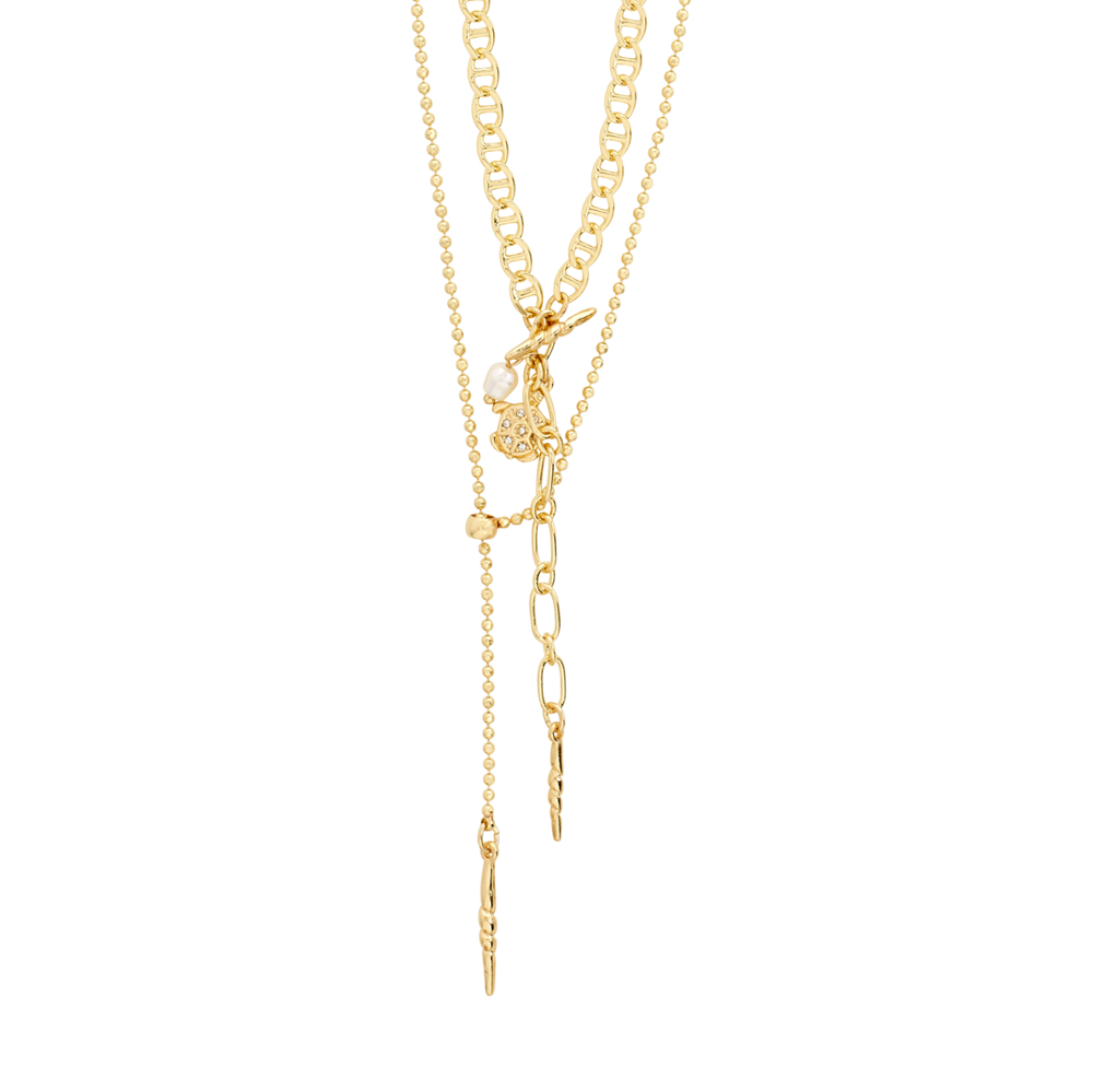 Breeze Necklace 2-In-1 Set - Gold Plated