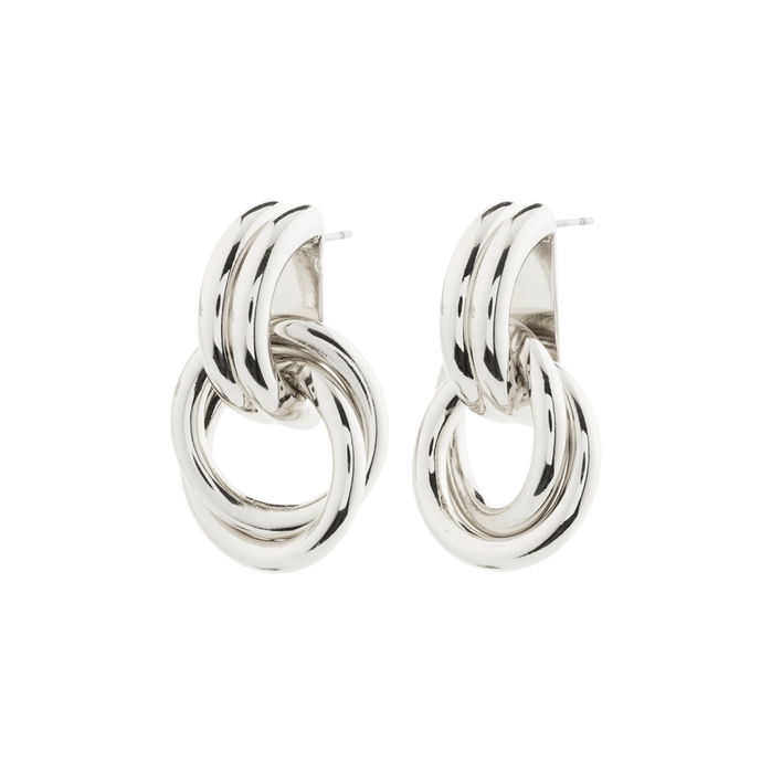 Agni Earrings - Silver Plated