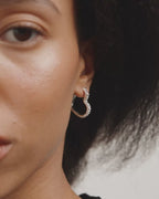Sora Heart Earrings - Silver Plated