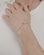 Indie Bracelet - Gold Plated - Blue