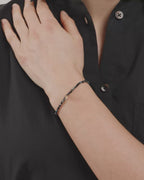 Indie Bracelet - Gold Plated - Grey