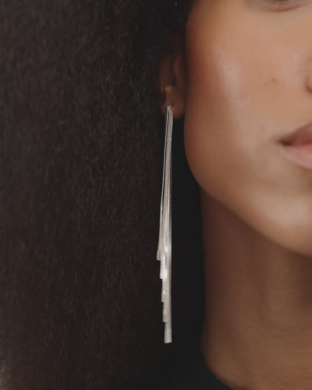 Olanor Earrings - Silver Plated