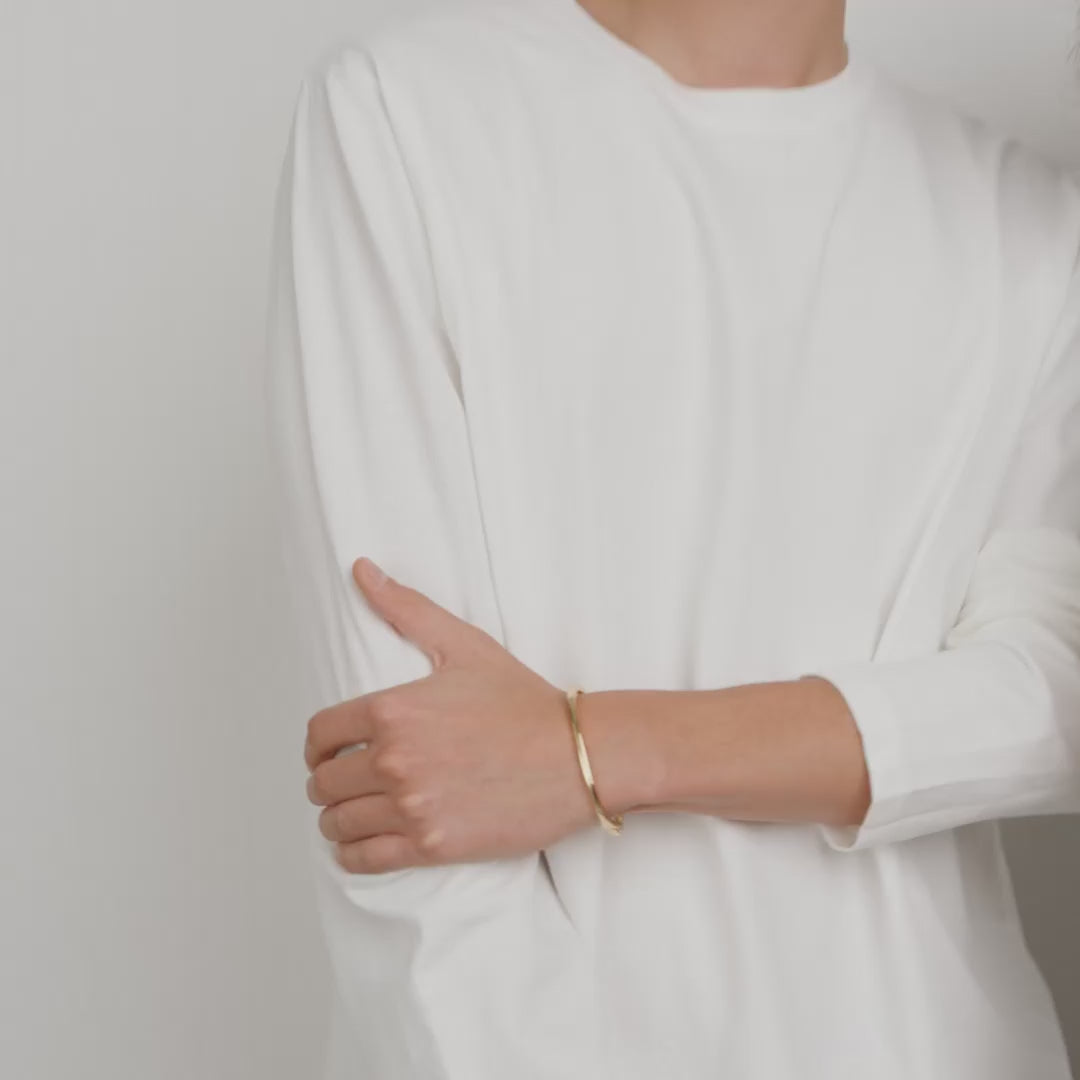 Alaia Recycled Bracelet - Gold Plated