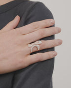 Root Ring - Silver Plated