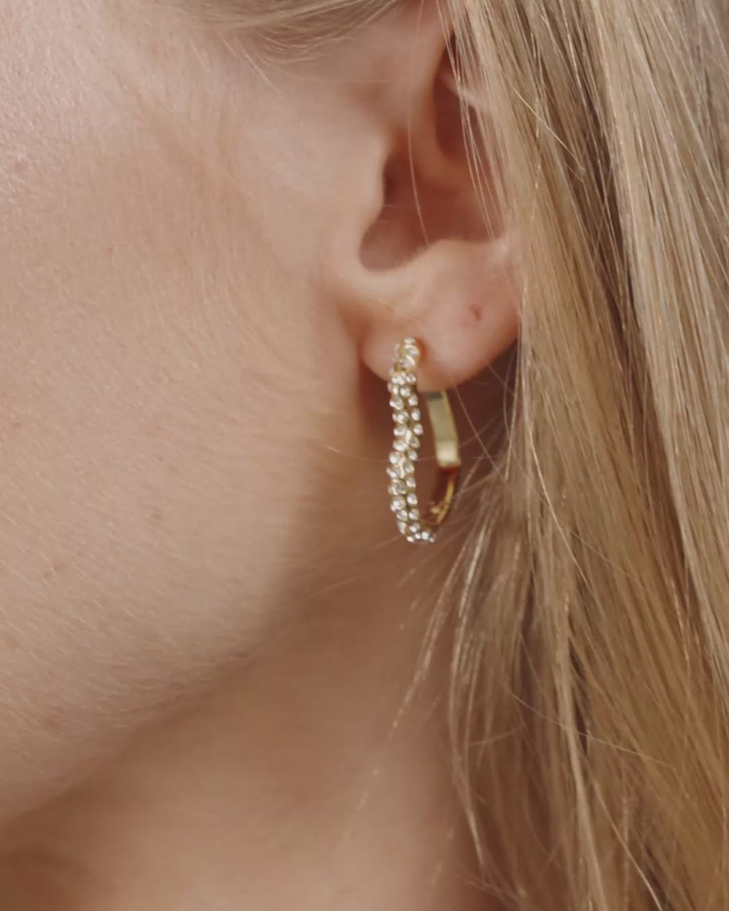 Sora Heart Earrings - Gold Plated