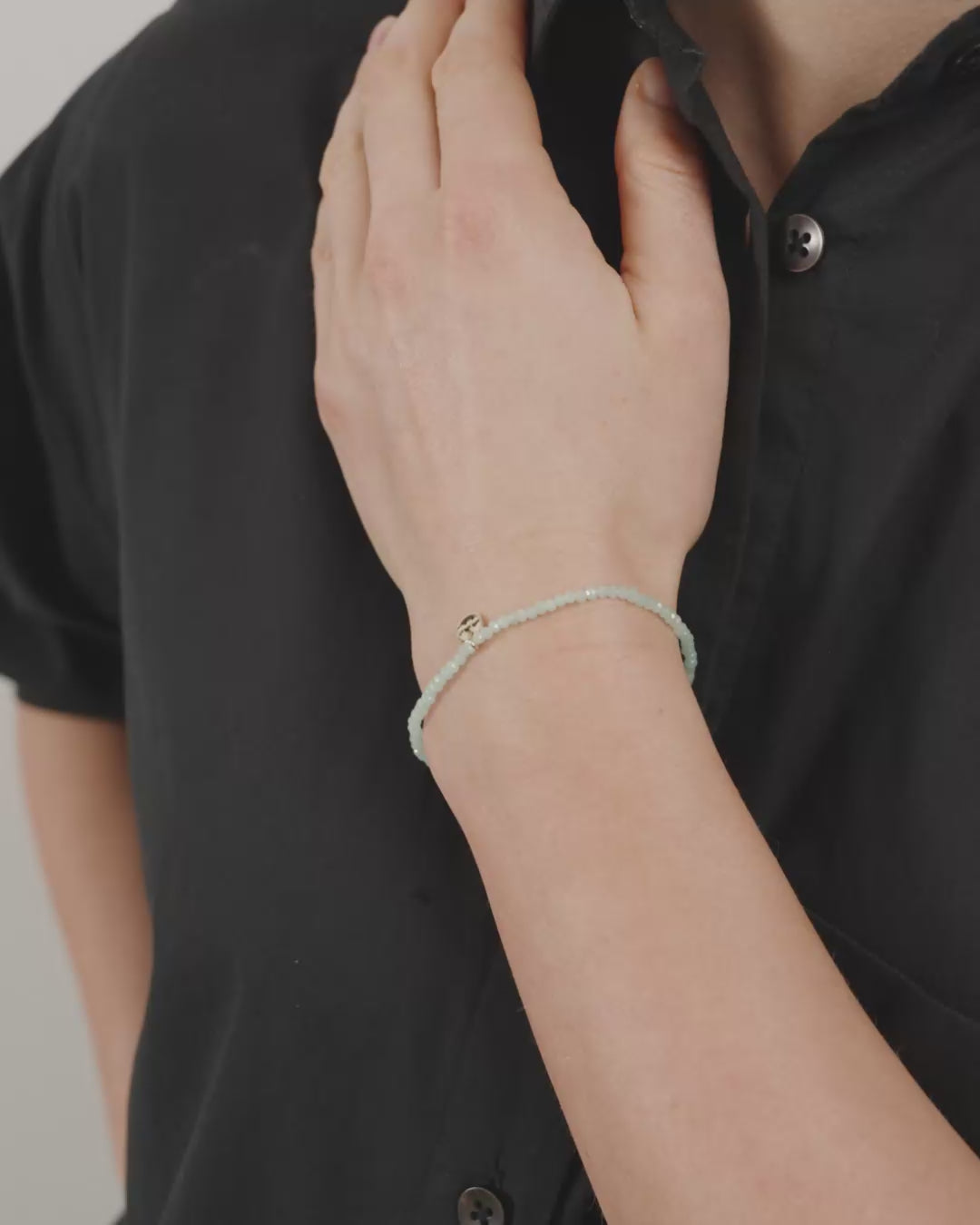 Indie Bracelet - Gold Plated - Green
