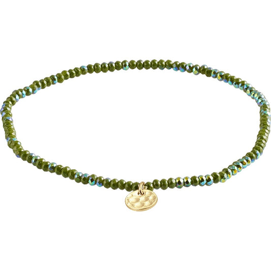 Indie Bracelet - Gold Plated - Green