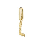 Charm Recycled Pendant - Gold Plated