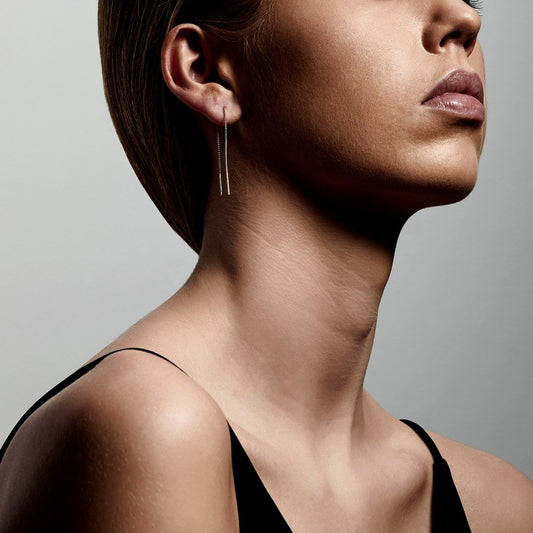 Tahoe Pi Earrings - Bar - Gold Plated