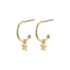 Ava Pi Hoops - Gold Plated