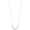 Coby Recycled Crystal Pendant Necklace - Silver Plated