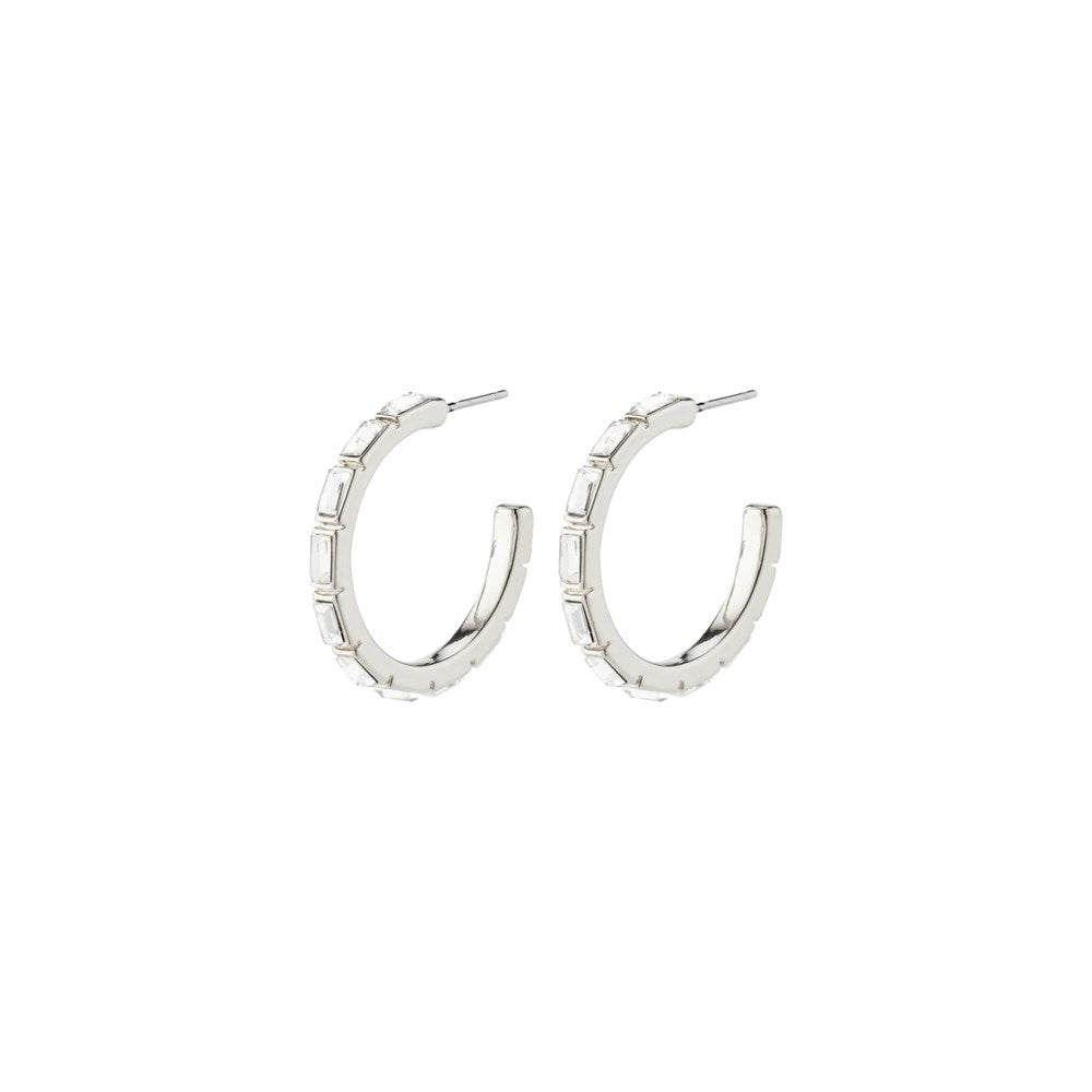 Rue Recycled Hoops - Silver Plated